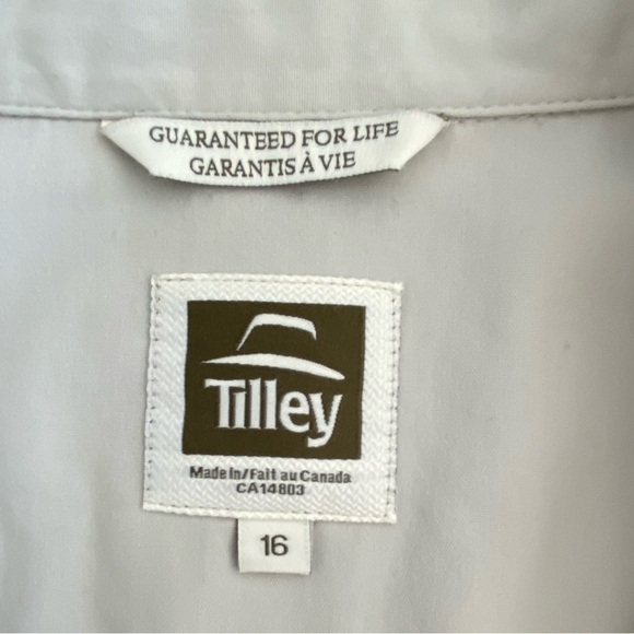 LADIES Tilley nylon button down jacket size 16 - Picture 7 of 10